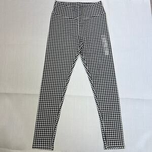 Girls SO Good For Life Black & White Leggings Size L(10/12)